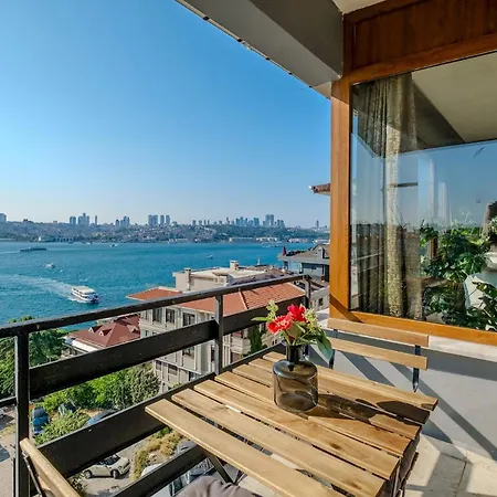 Apartmán Duplex Flat W Panoramic Bosphorus View And Terrace