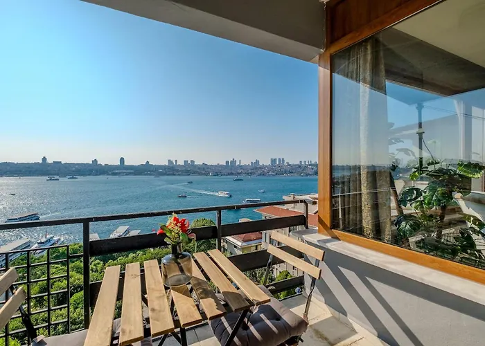 Apartmán Duplex Flat W Panoramic Bosphorus View And Terrace *