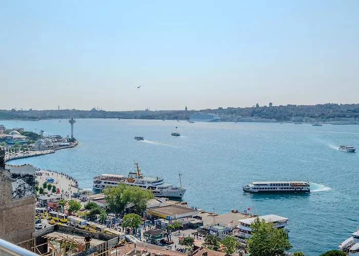 Duplex Flat W Panoramic Bosphorus View And Terrace Apartmán *
