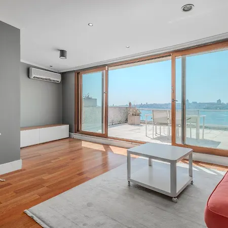 Duplex Flat W Panoramic Bosphorus View And Terrace Apartment Istanbul