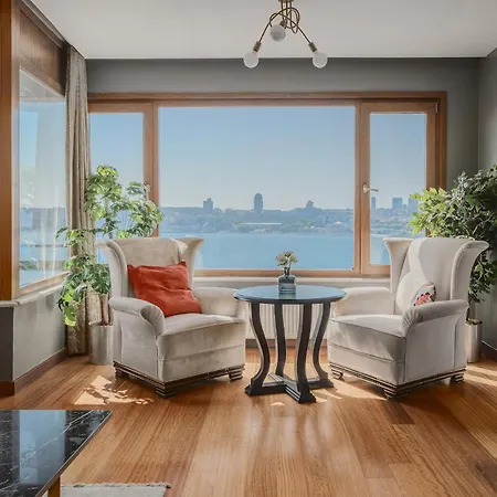 Apartman Duplex Flat W Panoramic Bosphorus View And Terrace Isztambul