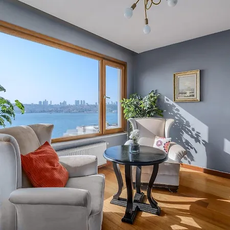 Duplex Flat W Panoramic Bosphorus View And Terrace Apartment *