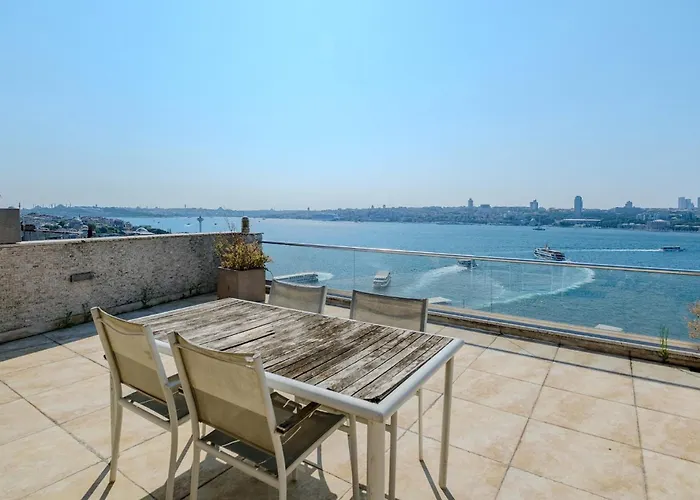 Duplex Flat W Panoramic Bosphorus View And Terrace Apartment *