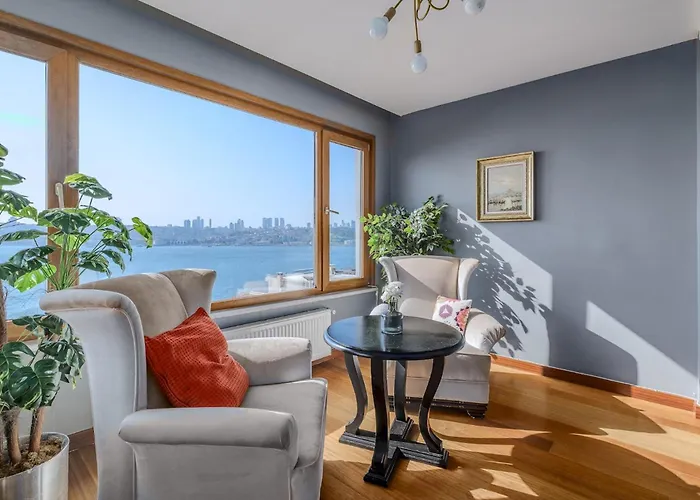 Duplex Flat W Panoramic Bosphorus View And Terrace Apartment *